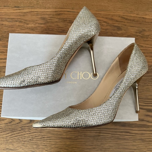 Jimmy CHOO Sparkle Pumps Size 38.5 - Picture 4 of 11